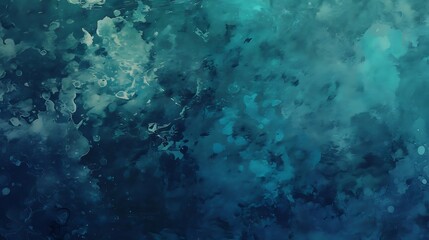 Fototapeta premium a serene blue water scene with a variety of fish swimming in it