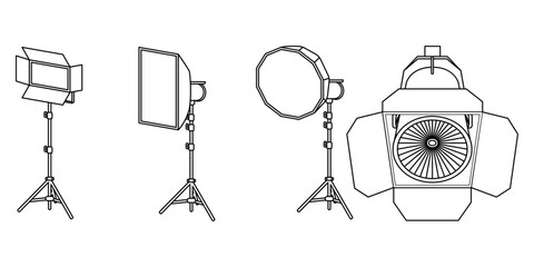 촬영장비_1(삼각대+조명+램프+카메라 장비)