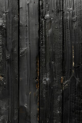 Fototapeta premium Textured Dark Grey Wood