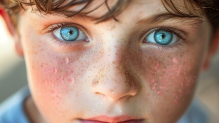 Fototapeta premium Children s skin with atopic dermatitis