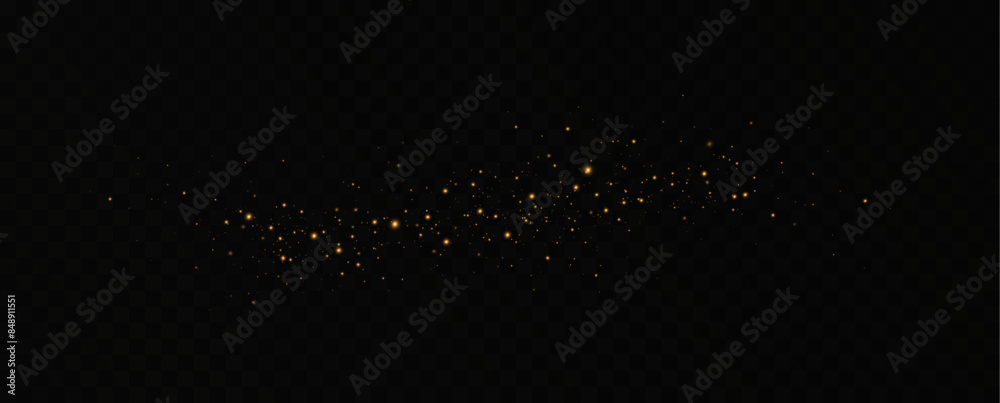 Aufkleber vector sparkles on a transparent background. christmas light effect. sparkling magical dust particle