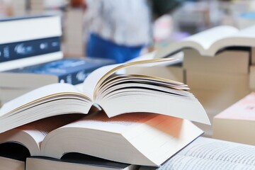 stack of books