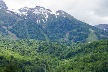 Rosa Khutor mountains view landscape