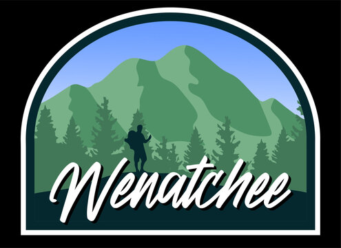 beautiful natural scenery in wenatchee washington