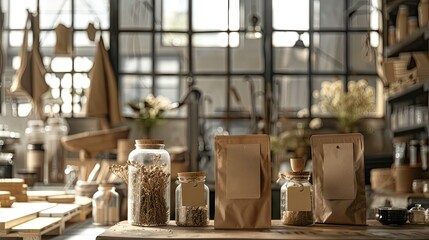 Artisan Workshop Packaging | Billboard mockup | Landscape mockup