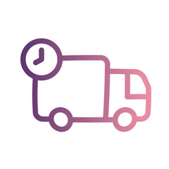 Truck Time Icon