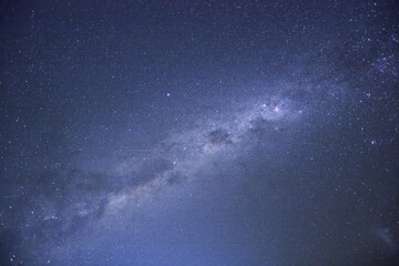 african starry sky with part of the milky way