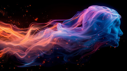 Liquid Color design. Mind explosion 
