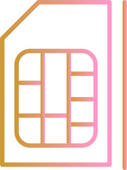 SIM Card Vector Icon