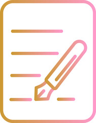 Fountain Pen Vector Icon