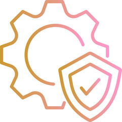 Protected System Vector Icon