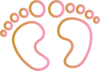 Feet Vector Icon