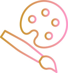 Palette Vector Icon