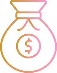 Money Bags Vector Icon