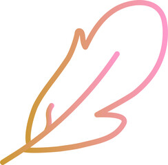 Feather Vector Icon