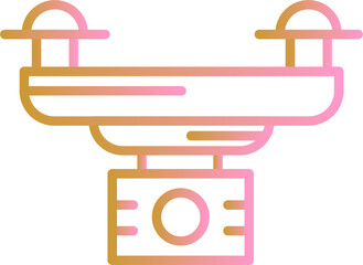 Drone Camera Vector Icon
