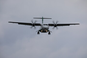 Airplane is landing.