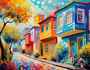 Colorful houses