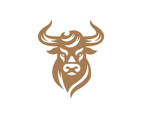 bufallo logo design, Buffalo modern logo vector illustration