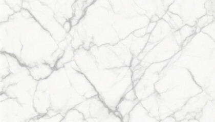 Fototapeta premium Refined white marble wallpaper with fine gray veining