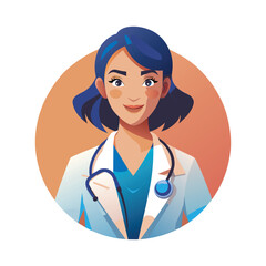Doctor professional vector illustration