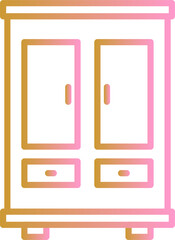 Cupboard Vector Icon