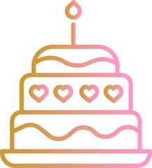 Cake Vector Icon