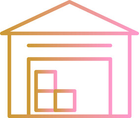 Warehouse Vector Icon