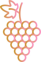 Grapes Vector Icon