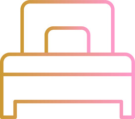 Single Bed Vector Icon