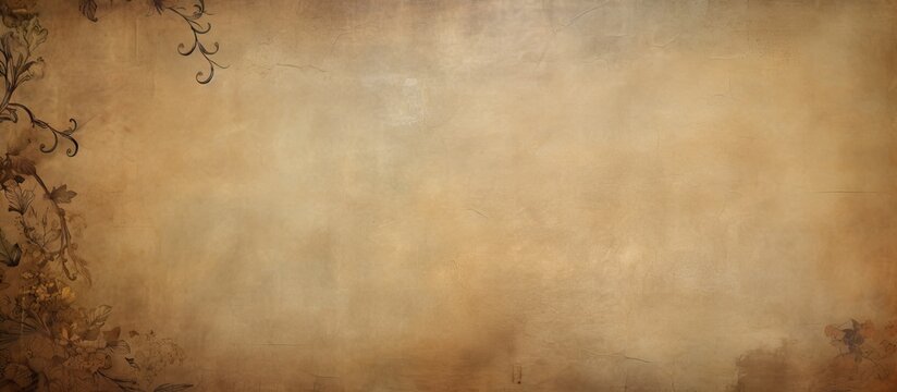 Vintage brown color backdrops in an old master style for family children and wedding photos with abstract photography elements and ample copy space image