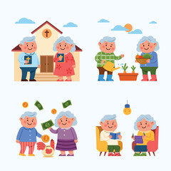 Elder Citizen After Retired Activity