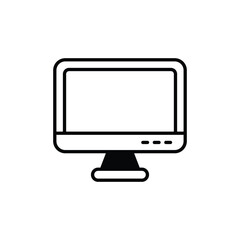 Computer icon design with white background stock illustration