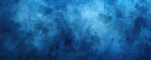 A dark blue background with a splash of bright blue paint