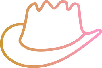 Cowboy Hat Vector Icon