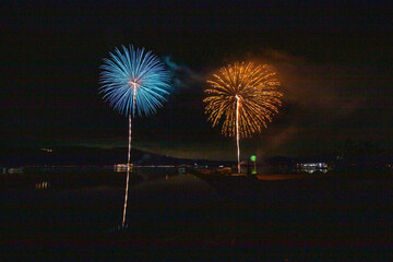 山中湖花火大会