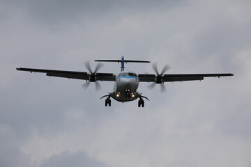 Airplane is landing.