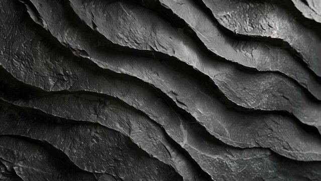 Grooved Texture The deep grooves and ridges of basalt create a bumpy and uneven texture that is rough to the touch.