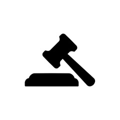 Gavel icon set. judge gavel icon vector. law icon vector. auction hammer