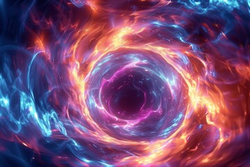 Energetic frames with swirling plasma effects, Whimsical, Bright Colors, Digital Art, High motion