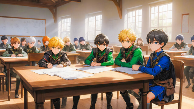 teacher in classroom