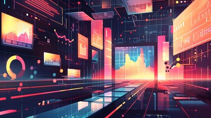 Illustration of As AI impacts search results, traditional metrics like rankings are becoming less relevant. New metrics such as rich snippet visibility. Ai Generate.
