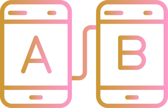 AB Testing Vector Icon