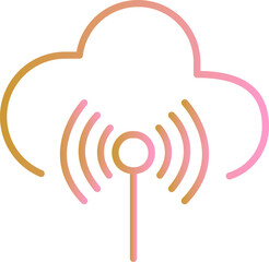 Internet Cloud Vector Icon