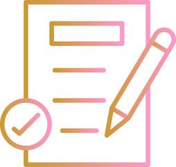 Check Notes Vector Icon