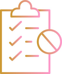 Prohibition Vector Icon