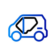 Mini Electric Car Icon