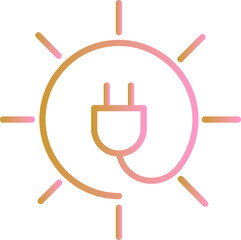 Electricity Vector Icon