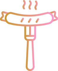 Sausage Vector Icon