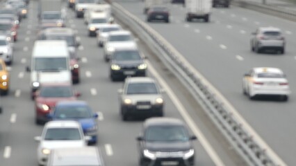 traffic on the highway